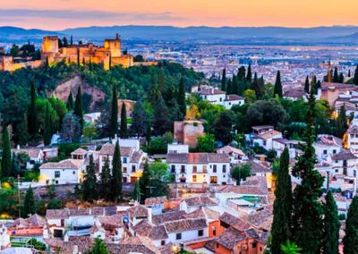 Vistas panorámicas de Granada