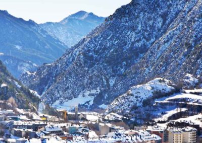 Paisaje montañoso de Andorra