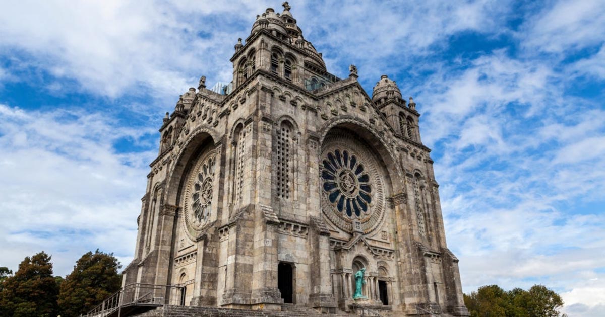 Iglesia de Santa Luzia de Viana do Castelo en Portugal