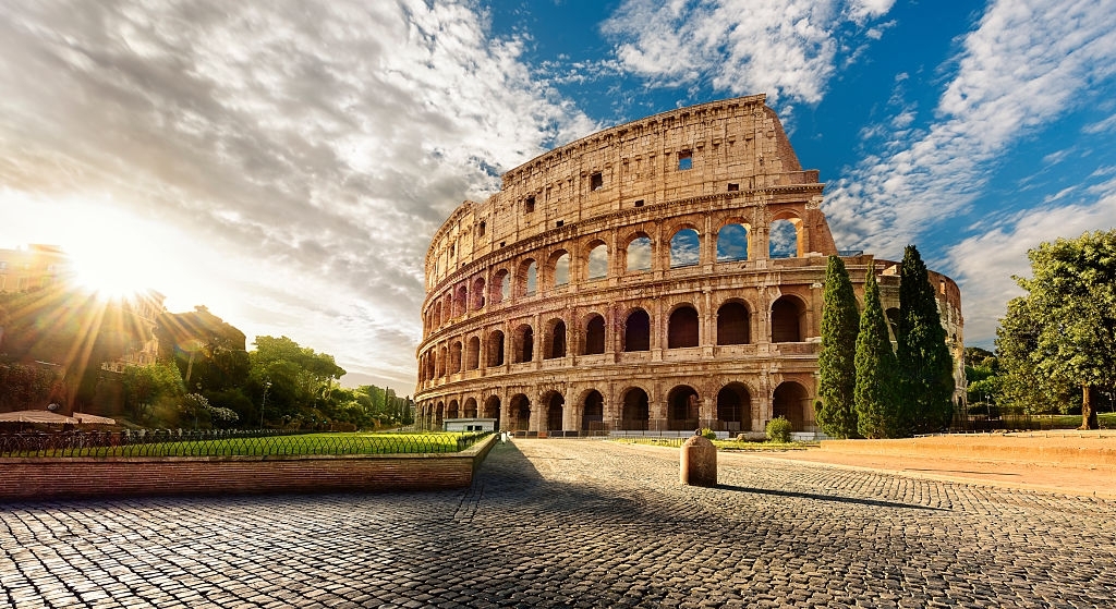 Coliseo Romano en Italia